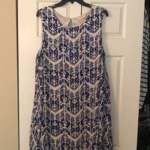 Blue Pattern Boutique Dress